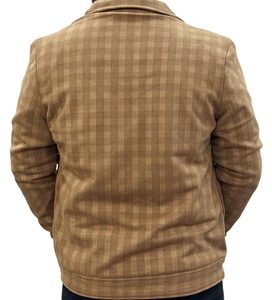 เสื้อแจ็กเก็ตผู้ชายวินเทจผ้าหนังนิ่มสีส้มสนิมเสื้อโค้ทอบอุ่นหนามีซิปแฟชั่นกลางแจ้งโลโก้ตามสั่ง - Product Image 4