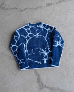 Suéteres de Mohair de Punto de Manga Larga y Cuello Redondo de Alto Rendimiento, Calidad Premium, Transpirables, Ligeros, con Logotipo Frontal para Hombre - Product Image 3