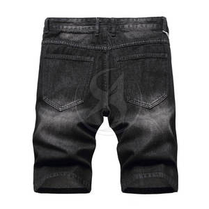 Pantalones Cortos de Mezclilla Casuales de Último Diseño, 100% Algodón, con Logotipo Personalizado, Secado Rápido y Cintura Elástica para Hombre - Product Image 2