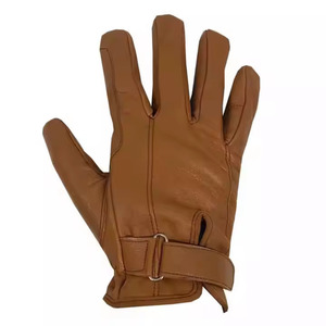 Gran oferta de guantes ecuestres de invierno de cuero transpirable antideslizante para adultos estilo occidental personalizado equitación deportes al aire libre hechos - Product Image 4
