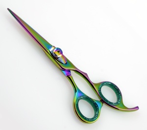 KOUNAIN 5.5 \ "Ciseaux professionnels en acier inoxydable multi-plasma pour cheveux droits Ciseaux de salon pour rasoirs de beauté faits à la main pour - Product Image 5