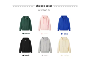 100% coton unisexe pull à capuche personnalisé Sublimation et imprimé hiver blanc pour hommes ODM polaire vêtements sweats à capuche pour hommes - Product Image 5