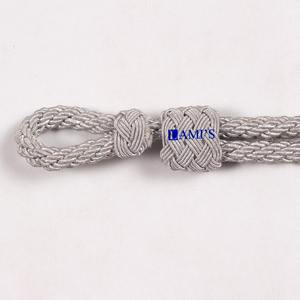 Sangle confortable faite sur commande de cordon de chapeau de fil de lingot de cordon de soie pour des accessoires d'uniforme de cérémonie pour l'usage extérieur - Product Image 3