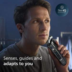 Mini rasoir électrique à triple lame, utilisation humide/sèche, support de charge, étanche IPX7, lavable, brosse de nettoyage incluse, tondeuse nez - Product Image 2