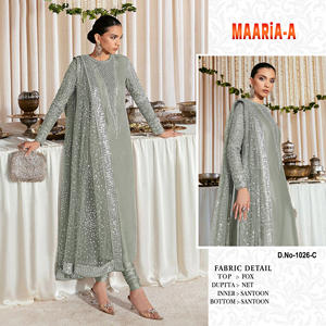 Salwar SiqVance-Costume pakistanais à col en Georgette pure tendance Maruti pour femmes-Vente en gros Inde - Product Image 3