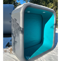 Piscine gonflable ipgo style inflatable swimming pool avec toboggan pour jardin été jeux d’eau famille