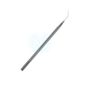 Sinskey Gancho Manipulador de Lentes con Mango Redondo, Punta Cega de 0.2mm de Diámetro, Angulado, de Alta Calidad, Quirúrgico Oftálmico, En Venta - Product Image 3