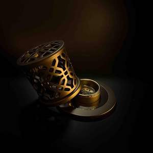 Quemador Bakhoor de latón a precio barato al por mayor, quemador de incienso de tamaño personalizado de Color dorado, precio al por mayor - Product Image 6