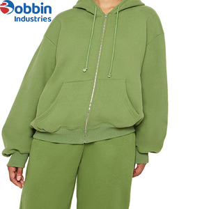 ชุดวอร์มผ้าฟลีซสไตล์ฮิปฮอปสำหรับผู้หญิงไซส์พลัส รุ่นใหม่ล่าสุด ชุดออกกำลังกายฤดูหนาวใส่สบาย ลายเรียบ คอทรงกลม - Product Image 3