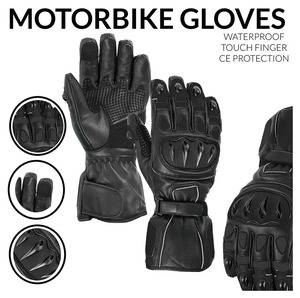 ถุงมือมอเตอร์ไซด์แบบเต็มนิ้วสำหรับผู้ชายถุงมือมอเตอร์ไซด์ใส่สบายสำหรับการป้องกันโลโก้ออกแบบได้ตามต้องการ - Product Image 6