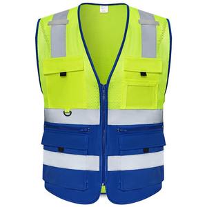 Gilet haute visibilité pour homme de qualité supérieure, dernier style, prix abordable, respirant, léger, avec logo/couleurs personnalisés - Product Image 1