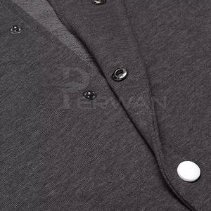 แจ็กเก็ตเลตเตอร์แมนของผู้ชายคอตั้งและโลโก้ด้านหน้า - Product Image 5