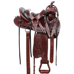Selle de cheval de haute qualité en cuir de course de chevaux selle confortable à vendre - Product Image 1