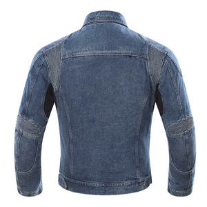 Veste en jean pour homme de conception personnalisée OEM pour l'hiver décontracté Vêtements de plein air Veste en jean confortable et durable avec coupe normale - Product Image 3