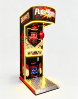 Machine de boxe d'arcade à monnayeur avec sac de frappe et 4 modes de jeu pour centre de divertissement