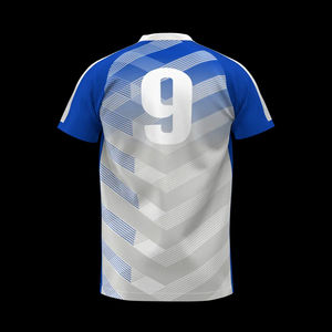 Maillot de football américain en polyester personnalisé en gros à manches courtes respirant UPF 50 de haute qualité - Product Image 2