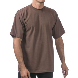 Hip Hop prix de gros grande taille entraînement hommes t-shirts coton lourd t-shirt solide à manches courtes t-shirt S-5XL taille t-shirt - Product Image 1