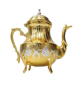 หม้อกาแฟอัลเลาะห์สีทองสไตล์อาหรับหรูหรา - Product Image 4