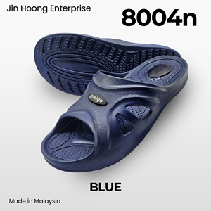 PVC <b>Men</b> Dark Grey Sandals Lightweight Anti Slip Comfortable Casual <b>Slippers</b> Bulk Wholesale Supplier @migo 8004n Made Malaysia - Product Image 5