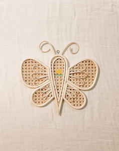 Top vente grand décor de pépinière de papillon en rotin pour la décoration de la chambre des filles - Product Image 2