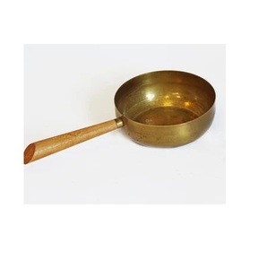 ช้อนตวงกาแฟสแตนเลสสีทอง ด้ามไม้ ช้อนตวง ถ้วยตวง อุปกรณ์ทำขนม - Product Image 3