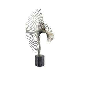 Sculpture décorative en métal de Tableau contemporain avec l'idéal minimaliste de conception pour les arrangements de table intérieurs lisses - Product Image 2