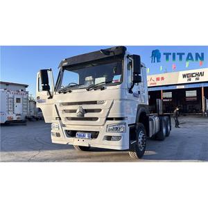 Camion tracteur d'occasion Howo 380HP 6x4 RHD Euro 2 Diesel Transmission Automatique Camion Lourd à Conduite à Droite Tête de Tracteur - Product Image 2