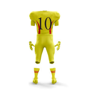 ชุดยูนิฟอร์มฟุตบอลอเมริกันไซส์ XL เสื้อเจอร์ซีย์ระบายอากาศพิมพ์ลายตัวเลขได้ตามต้องการ - Product Image 6