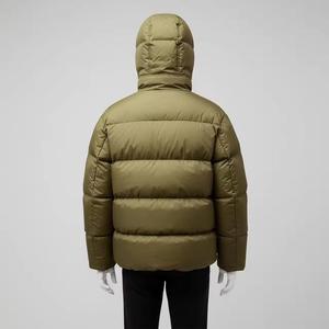 เสื้อโค้ทให้ความอบอุ่นสำหรับผู้ชาย, เสื้อแจ็คเก็ตขนเป็ดขนาดใหญ่พิเศษมีฮู้ดแฟชั่นสำหรับใส่กลางแจ้งฤดูหนาวโลโก้ออกแบบได้ตามต้องการ - Product Image 3