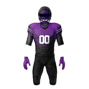 Conjunto de pantalones de Jersey de fútbol americano reversible por sublimación personalizada de alta calidad, estampado corto de alta visibilidad más vendido - Product Image 3