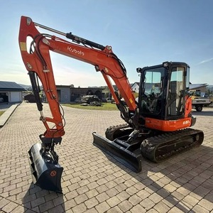 Miniexcavadora hidráulica usada de alto rendimiento Kubota KX080 4 con motor fuerte y funcionamiento fiable - Product Image 1