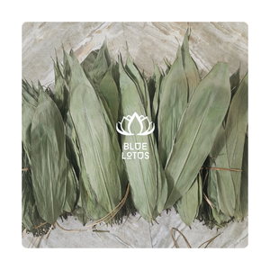 Feuilles de bambou séchées naturelles du Vietnam - Enveloppes et décorations pour collations de fête, marque Blue Lotus, durée de conservation de 24 mois - Product Image 1