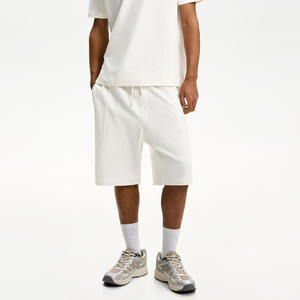 กางเกงขาสั้นผู้ชายกางเกงขาสั้นผ้าฝ้าย100% เหงื่อลำลองหลวมระบายอากาศได้ดีขนาดใหญ่มีกระเป๋าสำหรับทุกเพศ - Product Image 5