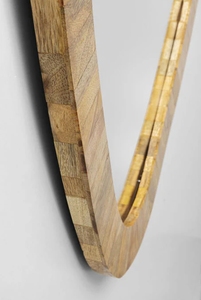 Espejo de Pared Ecológico de Diseño Moderno y Lujoso Hecho a Mano, con Madera Natural de Acacia/Mango, para Decoración de Hogar, Oficina o Pasillo - Product Image 3