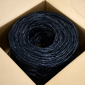 <span class=keywords><strong>Cable</strong></span> LAN para Exteriores OEM Cat6 CCA BC, Caja de 305 m, Cables UTP Blindados, <span class=keywords><strong>Cable</strong></span> Ethernet de Red, 23 AWG, PVC, 1000 Pies, <span class=keywords><strong>Cable</strong></span> de Comunicación Gris - Product Image 4