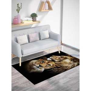 Alfombra de Pareja de Leones, Alfombra Estampada, Alfombra de Leones, Alfombra para Parejas, Alfombras de Animales, Alfombra Suave con Pelo Largo - Product Image 5