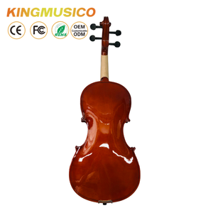 Violín Eléctrico Estándar Hecho a Mano para Estudiantes con Tapa de Arce Sólido y Salida de Altavoz - Product Image 2