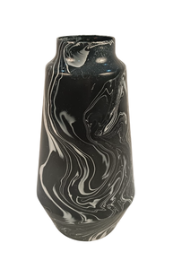 Jarrón de Flores de Aluminio Hecho a Mano, Precio al por Mayor, Jarrón de Flores Moderno para Mesa con Acabado Negro, Jarrón Decorativo para Oficina y Hogar, Último Modelo - Product Image 5