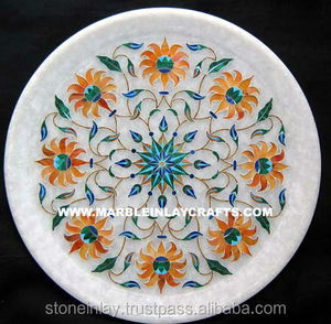 Assiettes décoratives en marbre - Product Image 1