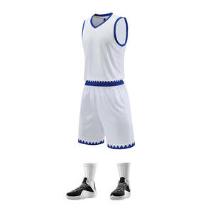 Maillots de basket-ball personnalisés de haute qualité, 100% polyester, respirant, séchage rapide, sans manches, été, 300g, logo personnalisé, tendance - Product Image 5