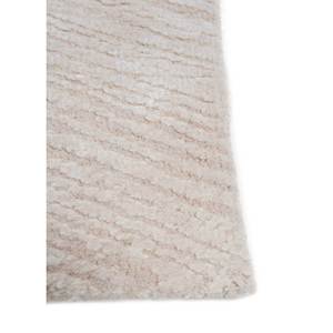 Tapis Uvenuti grande surface noué à la main en laine et soie de bambou, motif abstrait rectangulaire ivoire pour la maison, le couloir, modèle 5005 - Product Image 4