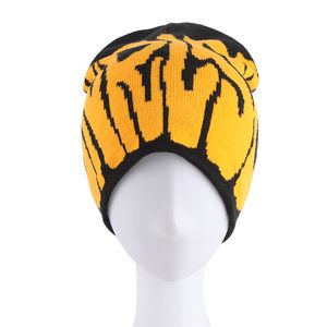 หมวกบีนนี่ลายหัวกะโหลกถักอะคริลิคแจ็คการ์ดแบบ100% ออกแบบได้ตามที่ต้องการสำหรับใส่ไปทะเลทุกฤดูกาล - Product Image 3