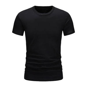 Alta calidad Cool Youth 180 gramos venta al por mayor con su propio logotipo camisetas 100% algodón en blanco liso camisetas de hombre - Product Image 3