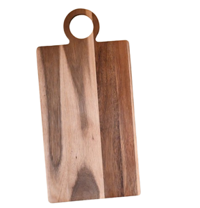 Tabla de cortar de madera de acacia para cocina, tabla de charcutería, tabla de queso para servir, plato de carne, postre, fruta - Product Image 1