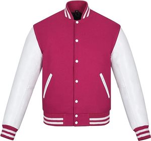 Precios Universidad al por mayor en blanco transpirable más tamaño hombre Graffiti chaqueta para hombres CollegeBaseballjacket para hombres - Product Image 4
