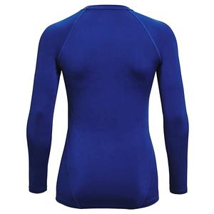 Chemises de compression à manches longues pour femmes OEM Chemise de sport de gymnastique respirante personnalisée Vêtements de sport de haute qualité Vente en gros en usine - Product Image 2