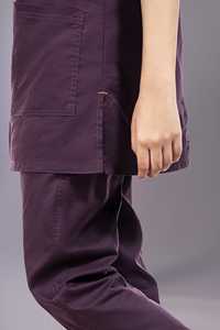 <b>Nursing</b> Suits Salon Custom Logo Hospital Medical Unisex Surgical Scrubs Doctors 2 Piece Nurse Scrub Jumpsuit Uniform Polyester - Product Image 4