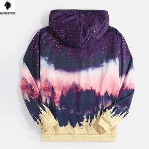 เสื้อมีฮู้ดแบบสวมหัวของผู้ชายผ้าเทอร์รี่ผ้าฝ้าย100% น้ำหนักเบาลายนูนทึบออกแบบได้ตามต้องการสำหรับฤดูหนาว - Product Image 1