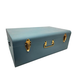 Juego de 3 cajas rectangulares con mango, Color dorado y verde, tamaño grande, caja misteriosa para almacenamiento en casa - Product Image 1