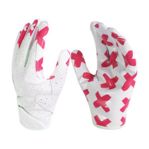 2024 nouveauté conception personnalisée Cabretta cuir Football récepteur gants pour hommes poignée gants de sport - Product Image 1